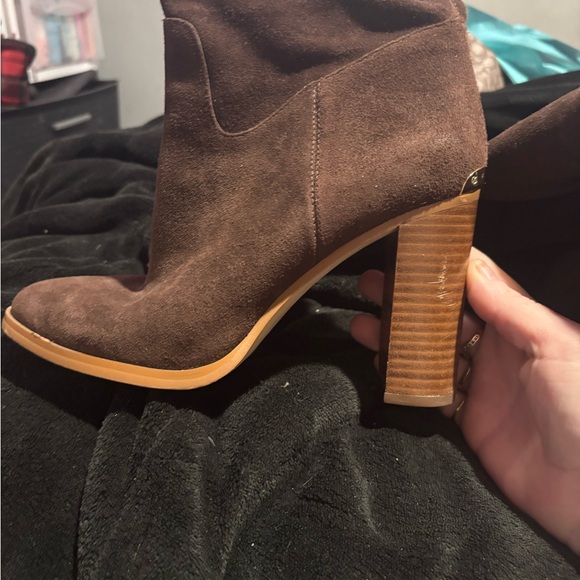 Michael Kors Regina Brown Suede Over-the-Knee Boots - Picture 3 of 9